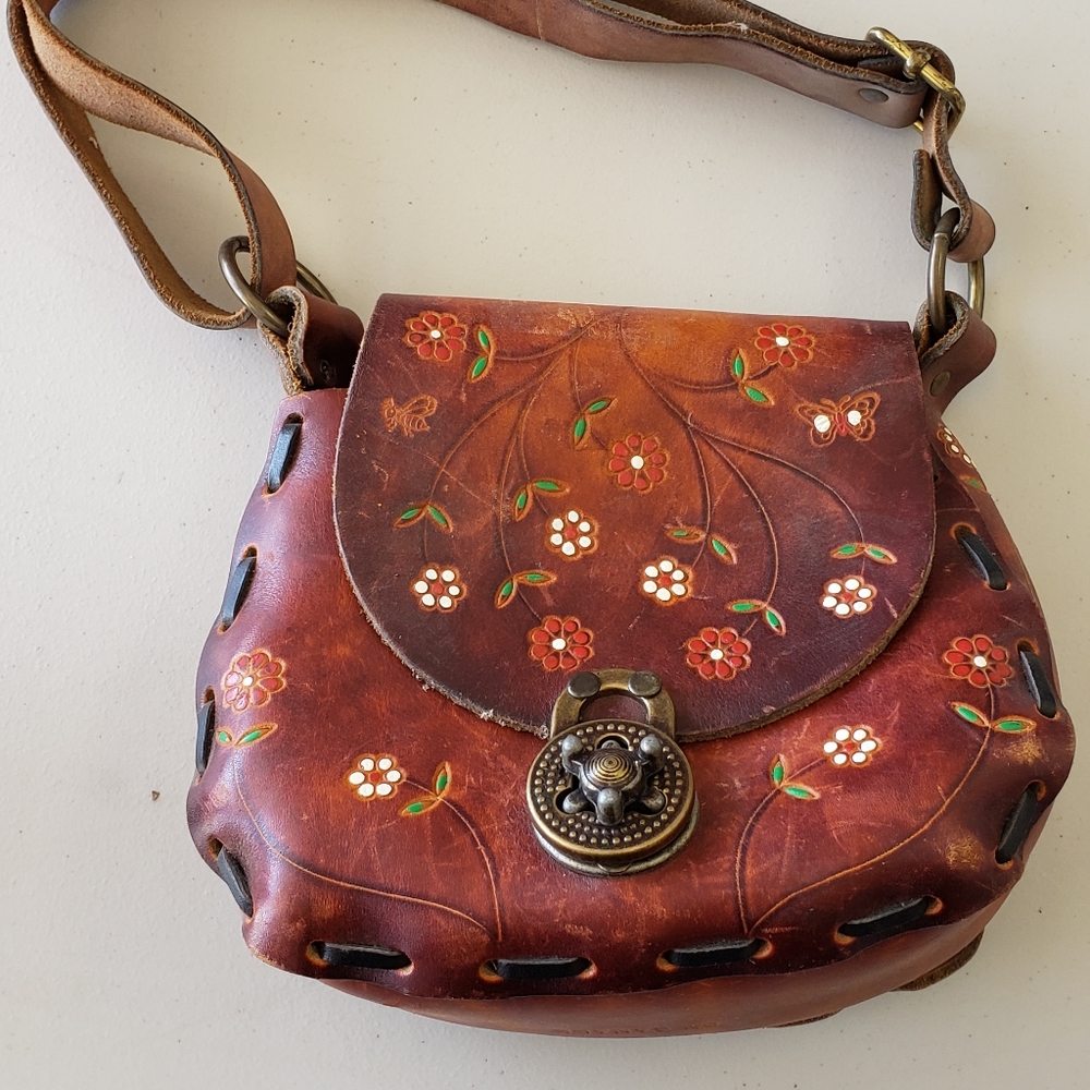 Vintage 70's Leather Purse by Canale